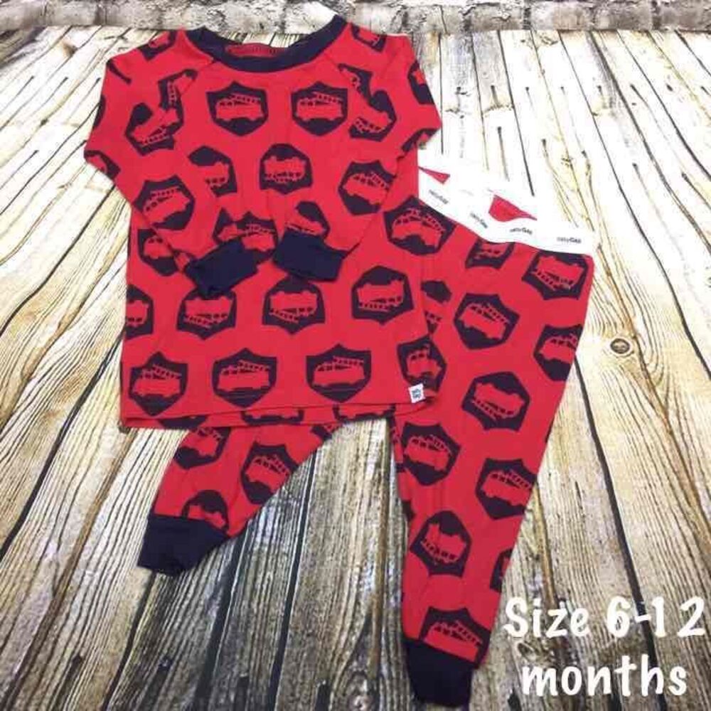 Baby Gap fire truck Pajamas 6-12 months